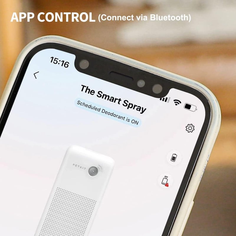 PETKIT Smart Spray Odor Remover for PuraMax and PuraMax 2 Automatic Self-Cleaning Cat Litter Box, Bluetooth Connected, App Control - Image 3